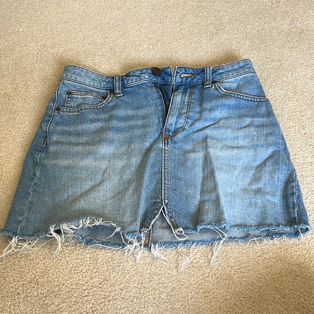jean skirt